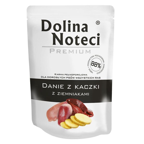 Пауч Dolina Noteci Premium для дорослих собак малих порід, качка з картоплею, 300г (10 шт/уп)