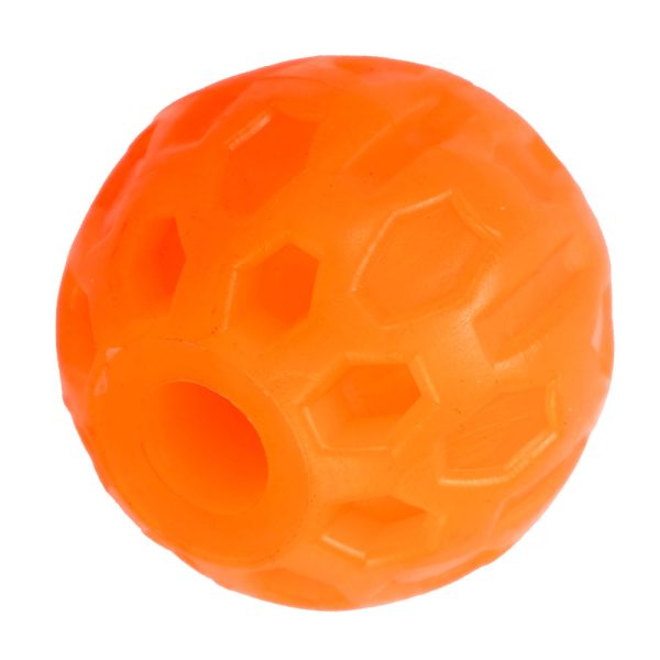Іграшка "AGILITY" М'яч з отвором 4 см для собак помаранчевий, 160шт/ящ