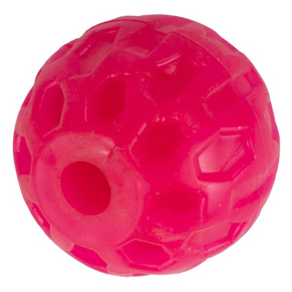Іграшка "AGILITY" М'яч з отвором 4 см для собак рожевий, 160шт/ящ