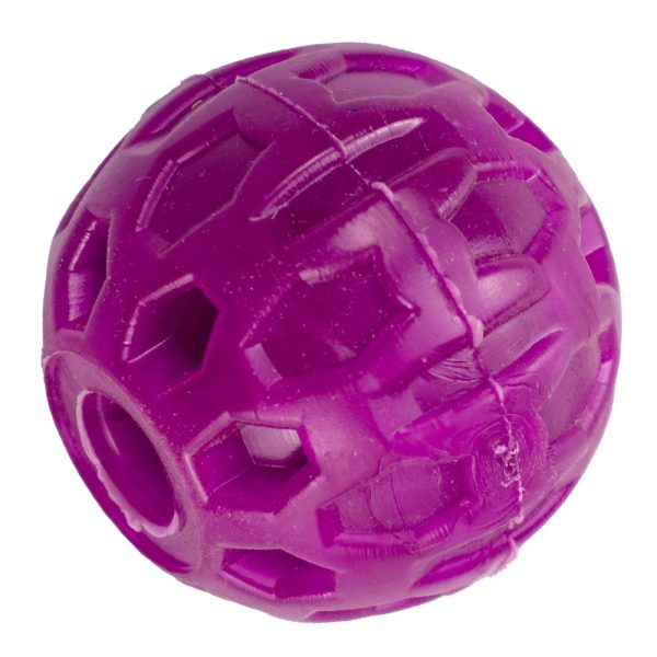 Іграшка "AGILITY" М'яч з отвором 6 см для собак фіолетовий, 90шт/ящ