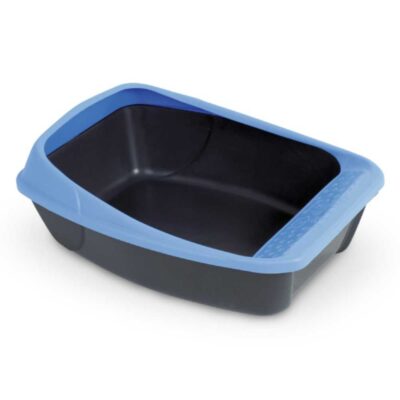 Туалет д/кіш з рамкою VIRGO DARK GREY/BLUE 52*39*20