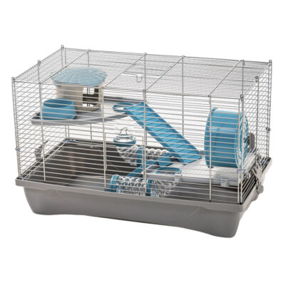 Клітка для хом'яка HAMSTER 11 VIP GREY/СHROME, 57x37x38h, метал, пластик