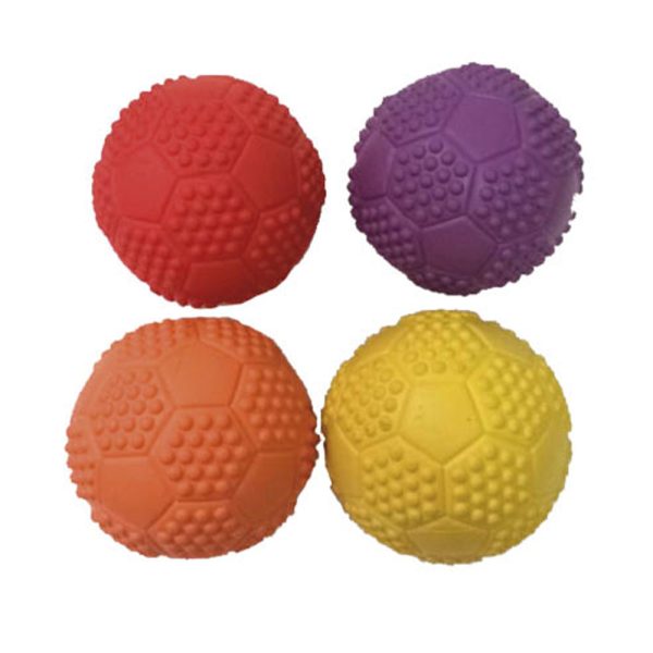 Іграшка для собак Dental Gum м'ячик гумовий 7,5 см (різні кольори) (12шт/уп)
