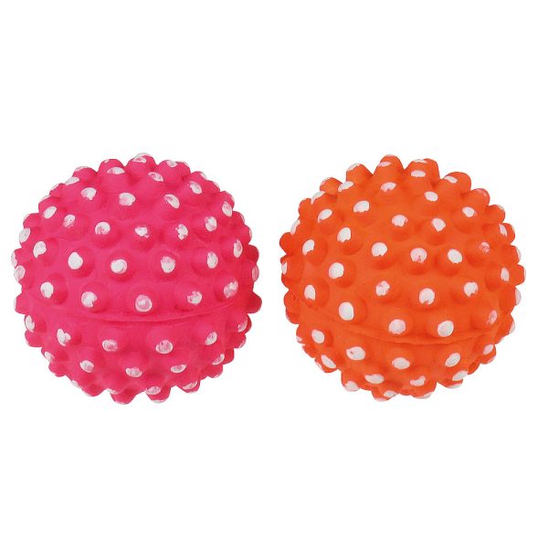 Іграшка для собак Dental Gum м'ячик гумовий з шипами, 7,2 см (різні кольори) (12 шт/уп)