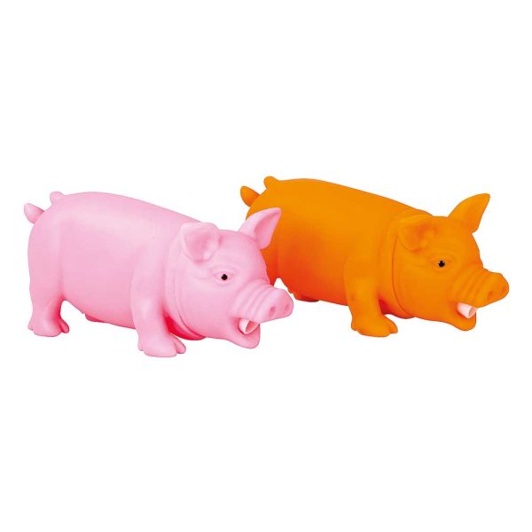 Іграшка для собак Toys Fan вінілова Свинка з пищалкою,15 см (різні кольори) (12 шт/уп)