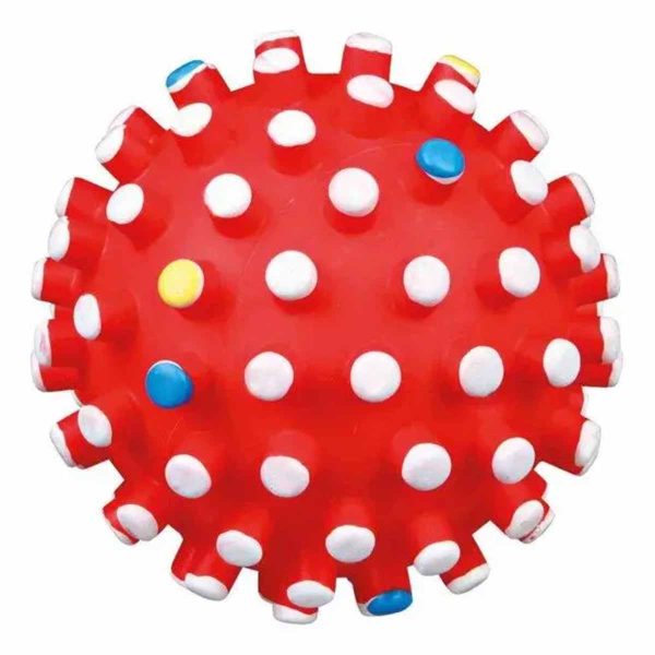 Іграшка для собак Toys Fan вініловий м'ячик із шипами різнокольоровий,7-см (12 шт/уп)