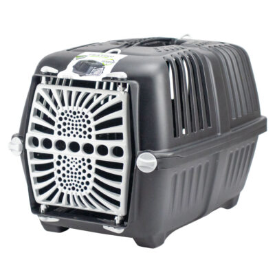 Переноска ECO PRATIKO MPS з пластиковими дверцями, 48x31.5x33 см, макс. вага 10 кг