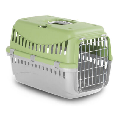 Переноска MP Bergamo GIPSY 1 small Світло-зелена, металеві дверцята, 46x31x32h см, до 8,5 кг