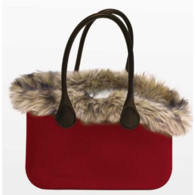 Сумка-переноска Mademoiselle Redwine Croci, ПВХ, бордова, 40х28х20 см, до 6 кг
