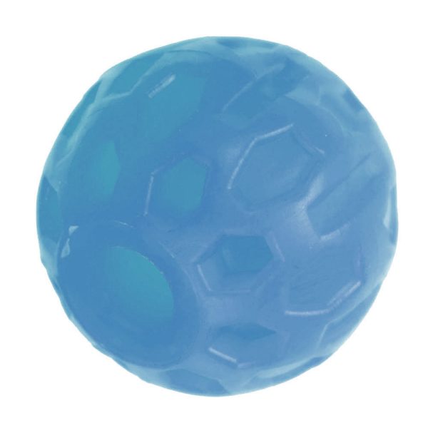 Іграшка "AGILITY" М'яч з отвором 6 см для собак блакитний, 90шт/ящ