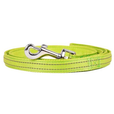 Повідець SOFT REFLECTIVE світловідбиваючий, м'який, зелений, нейлон, 120х2см