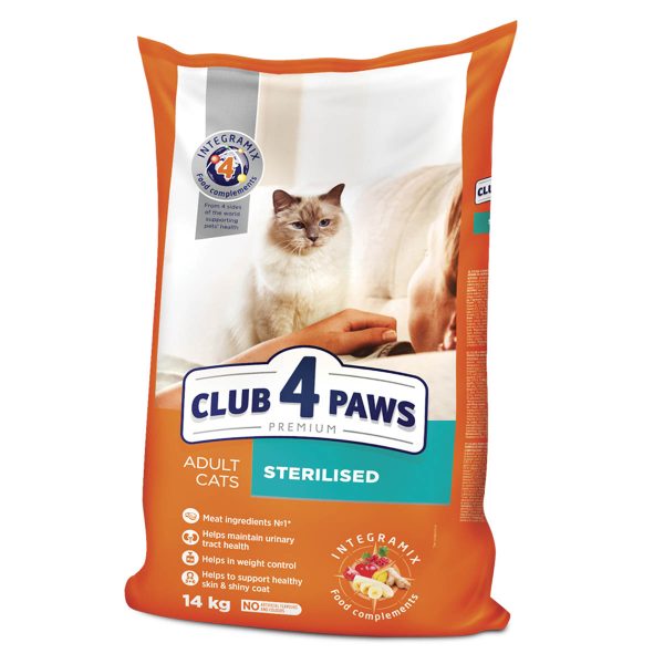 Клуб 4 Лапи Adult Cats Sterilised - сухий корм для стерилізованих кішок, 1кг (на вагу)