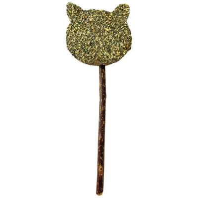 Іграшка для котів CROCI Котяча мордочка з котячої м'яти на паличці - Euphoria Stick 14 см