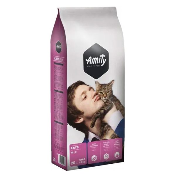 УЦ_Корм для котів AMITY ECO Cat MIX, для усіх порід, мікс м'яса, 20kg