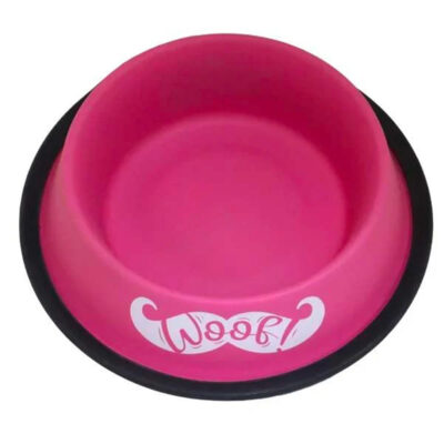 Миска CROCI NEW COLOR антиковзаюча колір піоновий рожевий, метал, 0,19л, (24шт/уп)