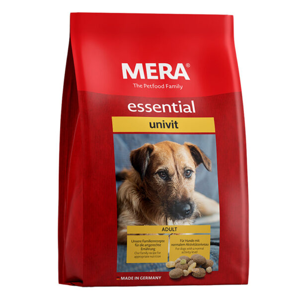 MERA essential Univit корм для собак з норм рівнем активності (змішана крокета), 2кг