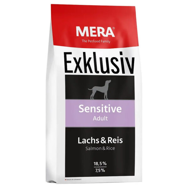 УЦ_MERA EXCLUSIV sensitive Adult Lachs-Reis корм для чутлив. собак з лососем та рисом 15кг