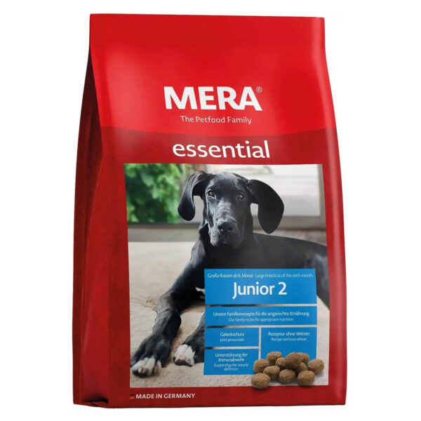 Уц_MERA essential Junior 2 корм для юніорів великих порід собак з 6 міс. віку, 12.5кг