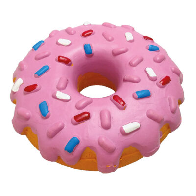 Іграшка для собак TATRAPET Toys Fun латексний пончик з пищалкою 14 см