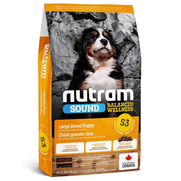 Уц_S3_NUTRAM Sound Balanced Wellness Puppy холістик корм д/цуценят вел. порiд, 11.4kg