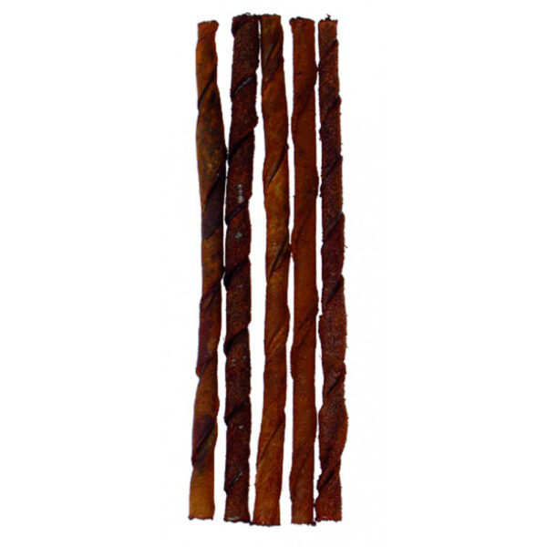 Ласощі для собак Baff, шоколадні стікси з сиром'ятної шкіри, 4-6 мм, 12,5 см (мін. кратно 100шт.)(ціна за 1шт.)