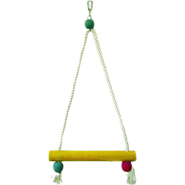 Іграшка для птахів Dodo,гойдалка на мотузці, 28 см (12 шт/уп.)