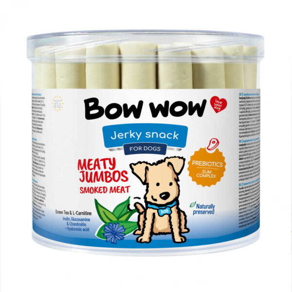Ласощі для собак"Bow wow"м'ясні копчені палочки, 12 см (35шт/уп)