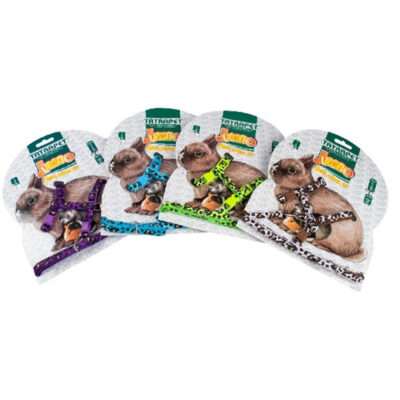 Поводок-шлея для гризуна Jumbo, 1*22-45 cм (різні кольори)