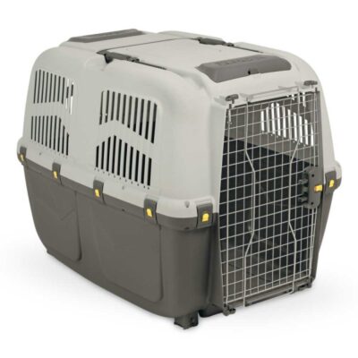 Переноска SKUDO 7 IATA GREY з металевими дверима 105×73×76 см до 50 кг