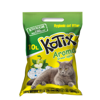 Наповнювач д/туалету KOTIX 10 L Green Apple