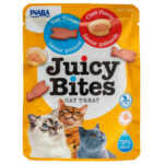 Ласощі INABA "Juicy Bites" для котів, соковиті снеки зі смаком риби і молюсків 1стік /11,3 гр