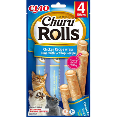 Ласощі INABA "Churu Rolls" для котів 40 г