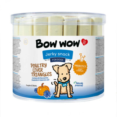Ласощі для собак "Bow wow" палички з печінкою птиці 12см (45 шт)