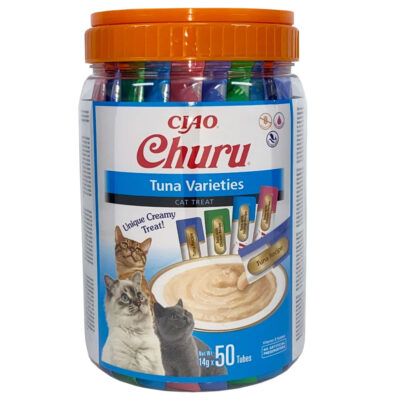 Ласощі INABA Churu з тунцем для котів, 50x14 г