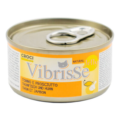 Конc. для кот. VIBRISSE JELLY, тунець/куряча шинка в желе, 70г
