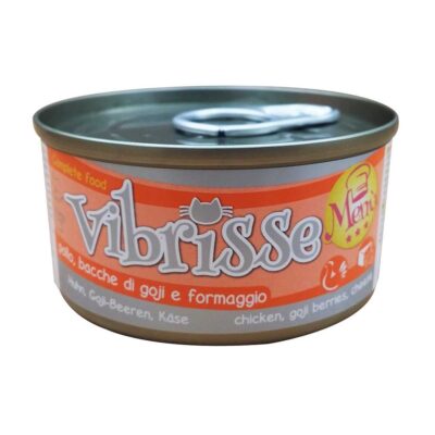 Конc. для кот. VIBRISSE MENU, курка з ягодами годжи в сирному соусі, 70г