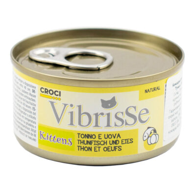 Конc. для кошенят VIBRISSE тунець/яйця, 70г