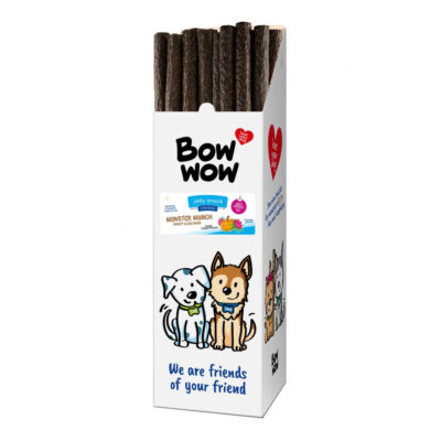 Ласощі для собак Bow Wow палички, ялович., свин., комахи, 175 г (24 шт)