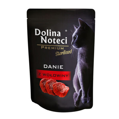 Пауч Dolina Noteci Danie для стерилізованих котів з яловичиною, 85 г
