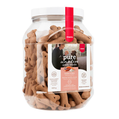 Mera good snacks pure sensitive Lach & Reis для чутливих собак, 600 г