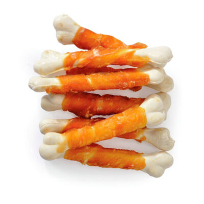 Ласощі м'ясні кісточки з кукурудзяного крохмалю з куркою, 300 г, 8 см 2