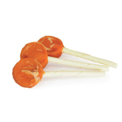 Ласощі м'ясні льодяник на кісточці з курки, 80 г, 8.5x9.5 см 2