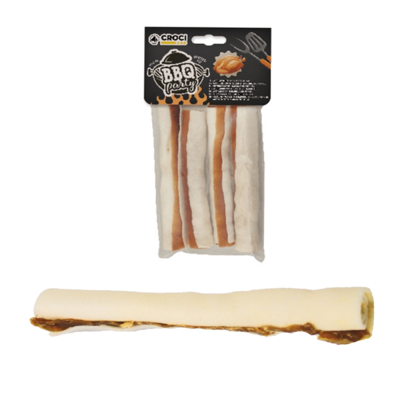 Стік жилований OSSA KING, з яловичиною, 13см, 25г, 4 шт/уп