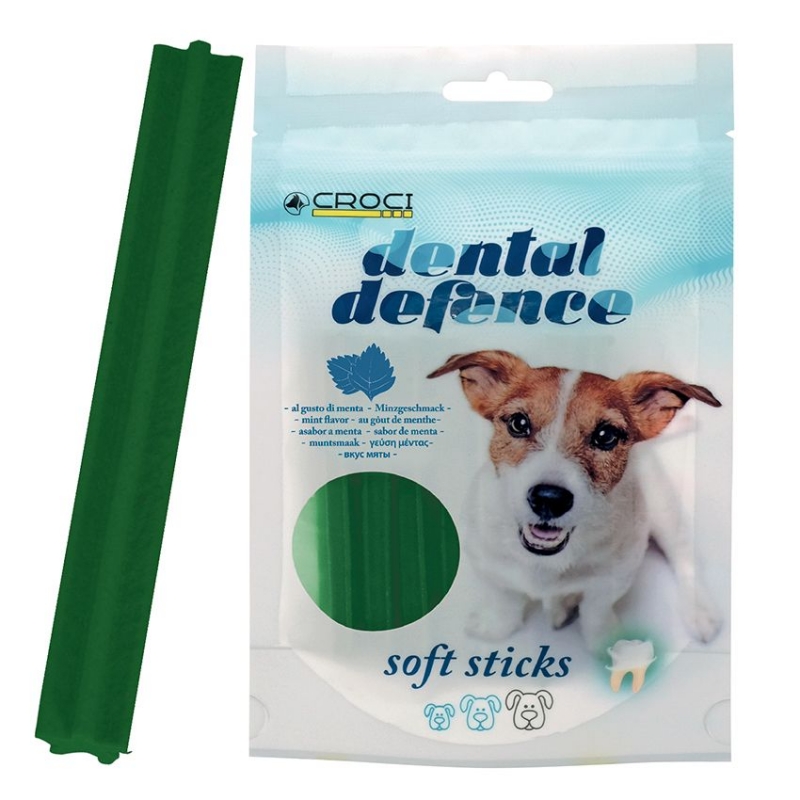 Ласощі DENTAL DEFENCE SOFT STICK, м"ята, 80гр, 10 пач./короб. (ціна за пачку)