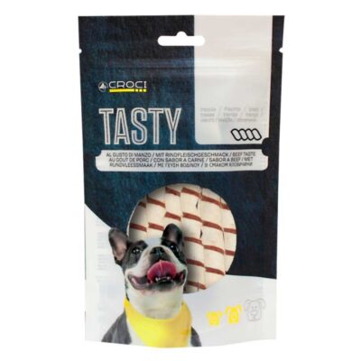 Ласощі TASTY "кручений стік" качка з тріской, 80г