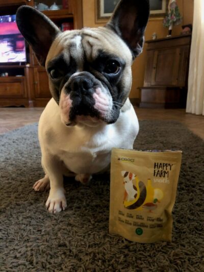 Ласощі м'ясні HAPPY FARM, качка з бананом, 80г 3