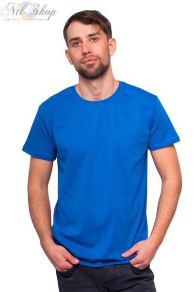 Футболка чоловіча 11-1312 синій 2XL