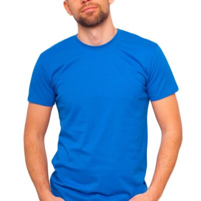 Футболка чоловіча 12-1338 синій 2XL