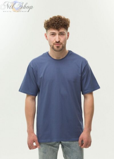 Футболка чоловіча 12-1343 джинс 3XL