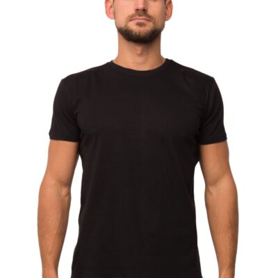 Футболка чоловіча 11-1312 чорний 2XL